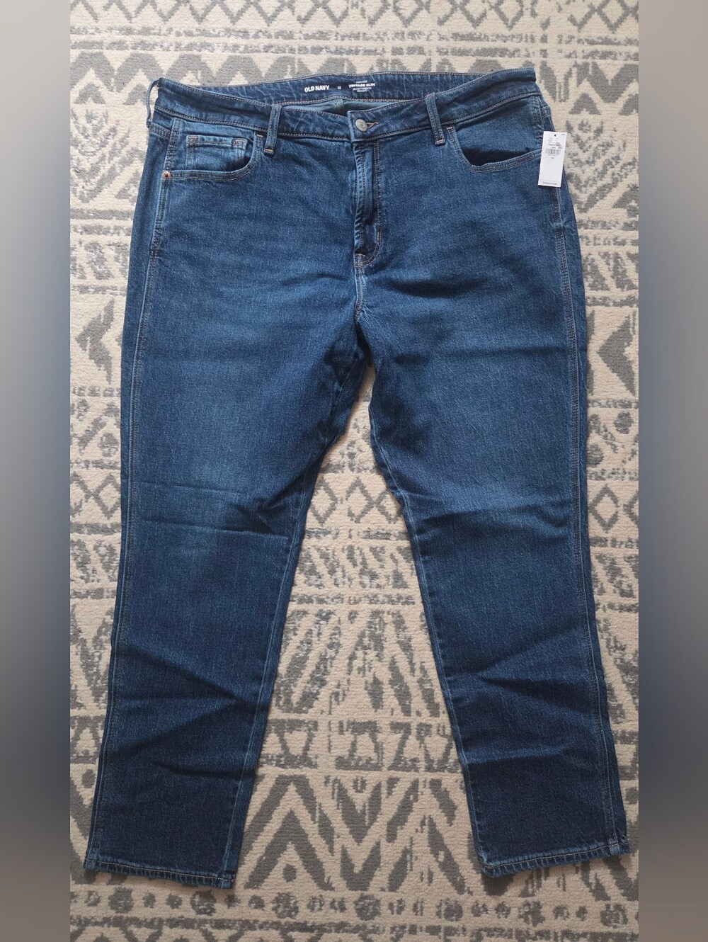 Old Navy Women's Skinny Jeans — Deep Indigo Blue Wash